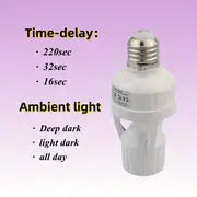 E27 Motion Sensor Lamp Holder