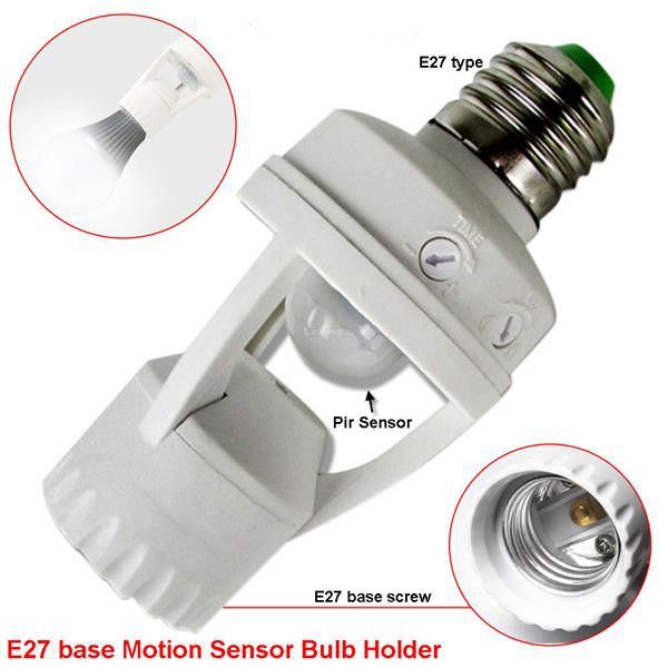 E27 Motion Sensor Lamp Holder