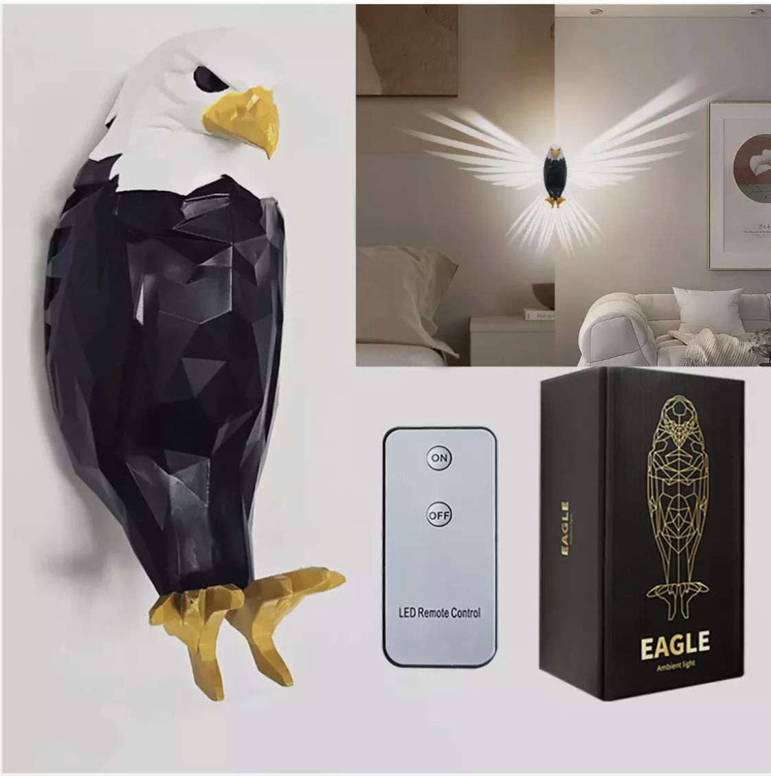 LED Eagle Wall Lamp