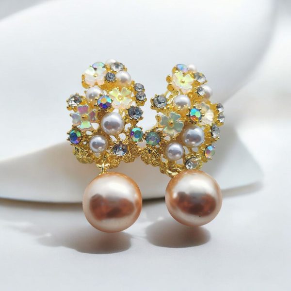 Floral Pearl Earrings