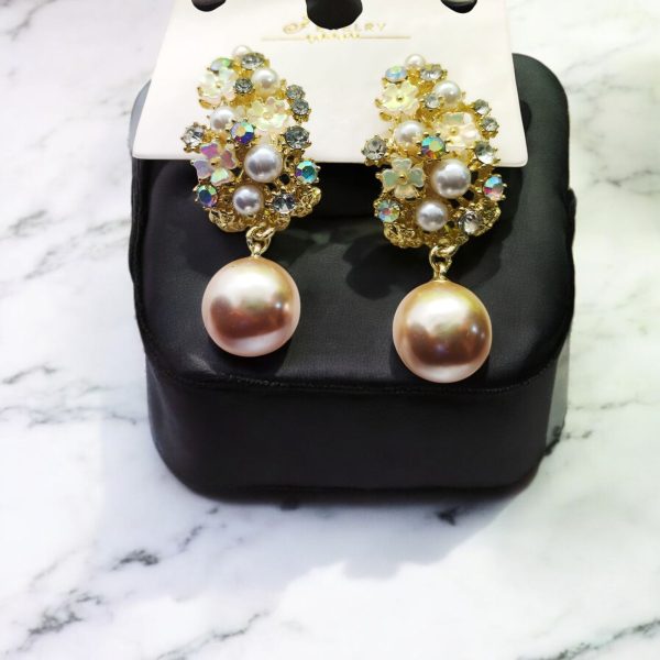 Floral Pearl Earrings