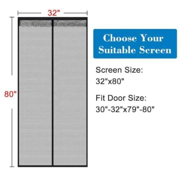 Magnetic Mesh Curtain